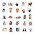 print your customized anime, comic stickers,3d sticker