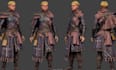 3d modular character, 3d character modeling, human model, anime character design