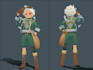 create 3d game character modeling for you