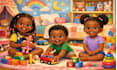 draw children story book illustration