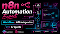 build n8n workflow automation and API integrations