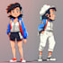 design a 2d cartoon character