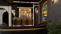 design hookah lounge, sheesha cafe 3d render design