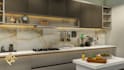 design kitchen using 3ds max