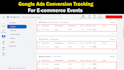 setup google analytics 4, ga4 ecommerce tracking, ads conversion tracking