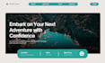 be your front end web developer with HTML, CSS, javascript, bootstrap