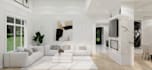 do living room interior design and 3d rendering