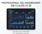 create live sql dashboard in claude ai