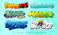 create perfect graffiti, typhography, lettering logo style