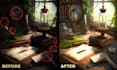 fix, improve or enhance digital painting art created by ai