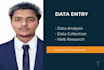 do data entry,data collection,copy paste job