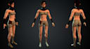 3d modular model, unreal engine 5 game uv map, nsfw, 3d asset, rig3d human model