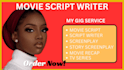 do movie script writing or simply screenwriting for you