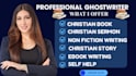 ghost write christian ebook novel editor kindle formatting ebook cover sermon
