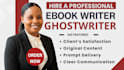 be your book writer, ebook ghostwriter, self help ebook writer ghost book writer