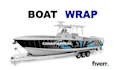 create unique boat wrap designs, jet ski, watercraft, surfboard,