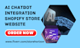 integrate ai chatbot to shopify store chatbot api to wordpress website on tidio