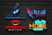 do 3d custom unique and professional business logo design