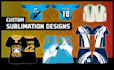 design custom sportswear, wrestling gear, singlets with sublimation files