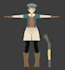 3d model low poly characters