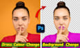 do face retouching, fix blurry photos, dress color change