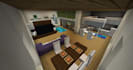 build minecraft interior modern oldschool or any other style