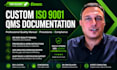 create a iso 9001 quality manual and qms documentation