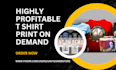 build print on demand t shirt shopify store custom logo printfy printful store