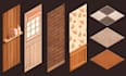 create 2d isometric props and furniture in any style