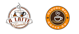 create a modern coffee,paintball,cigarette  logo design
