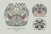 create vintage hand drawn animal, mystic, logo, illustration