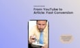 perform fast and accurate transcription of interviews audios videos