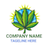 do modern cannabis weed marijuana hemp cbd oil logo or any minimalist design