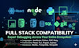 fix bugs and errors in react, node, mern, and full stack apps