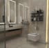 design a modern luxury bathroom with realistic 3d rendering