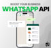 create whatsapp business API and build whatsapp chatbots