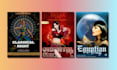 do club, bar, music, christmas, dj, birthday, event, party flyers and posters