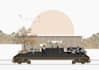 render architectural plans, sections, and diagrams on photoshop in collage style