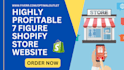 setup 7 figure shopify dropshipping store ecommerce shopify manger website