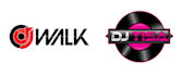 design modern dj ,skydiving, paintball logo design