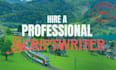 write your movie script, movie script scriptwriting, screenwriting, playwright