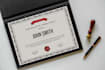 design professional certificate, custom diploma or award