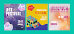create modern flyer designs for your event
