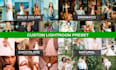 create custom lightroom presets