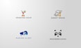 create modern minimalist business logo design and intro video
