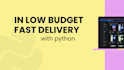 do web scraping of any site, in low budget