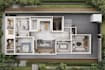 covert 2d floor plan into 3d floor plan with renders and walkthrough