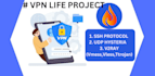 build open vpn ssh udp v2ray vpn app with admin panel