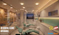 design 3d dental clinic, office and restaurant interiors