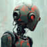 do cyberpunk, sci fi, robot, mecha character concept art